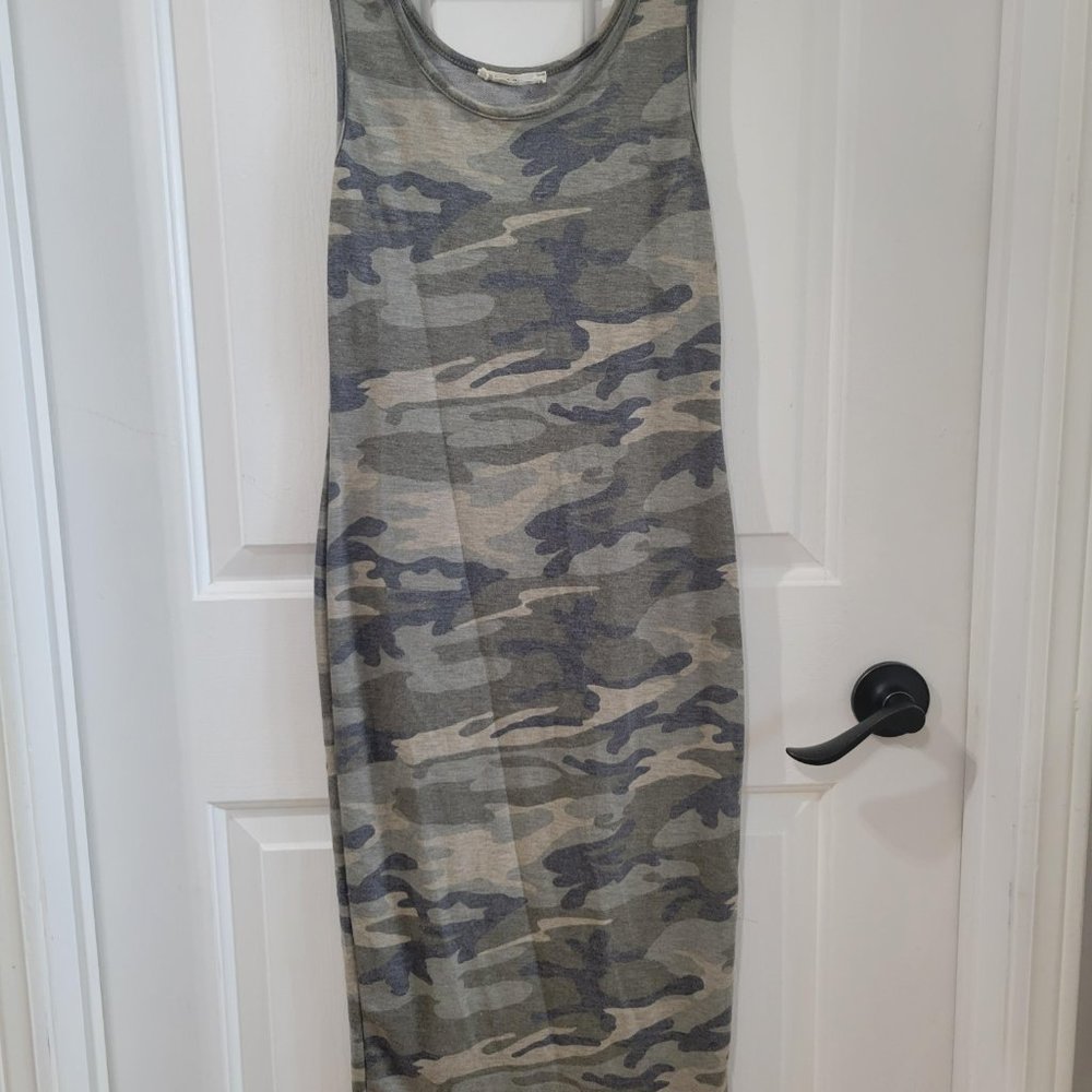 Camo tank dress